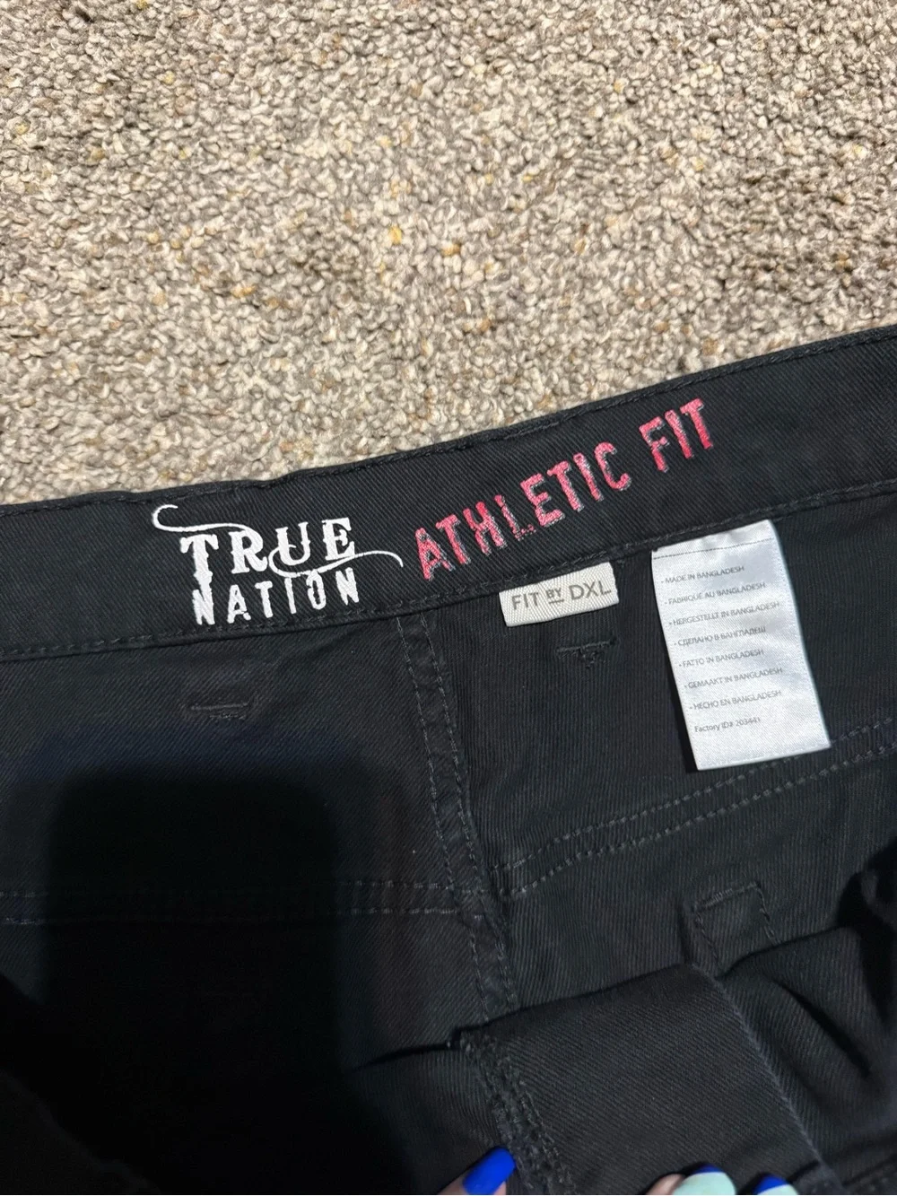 Men’s True Nation Black Jeans